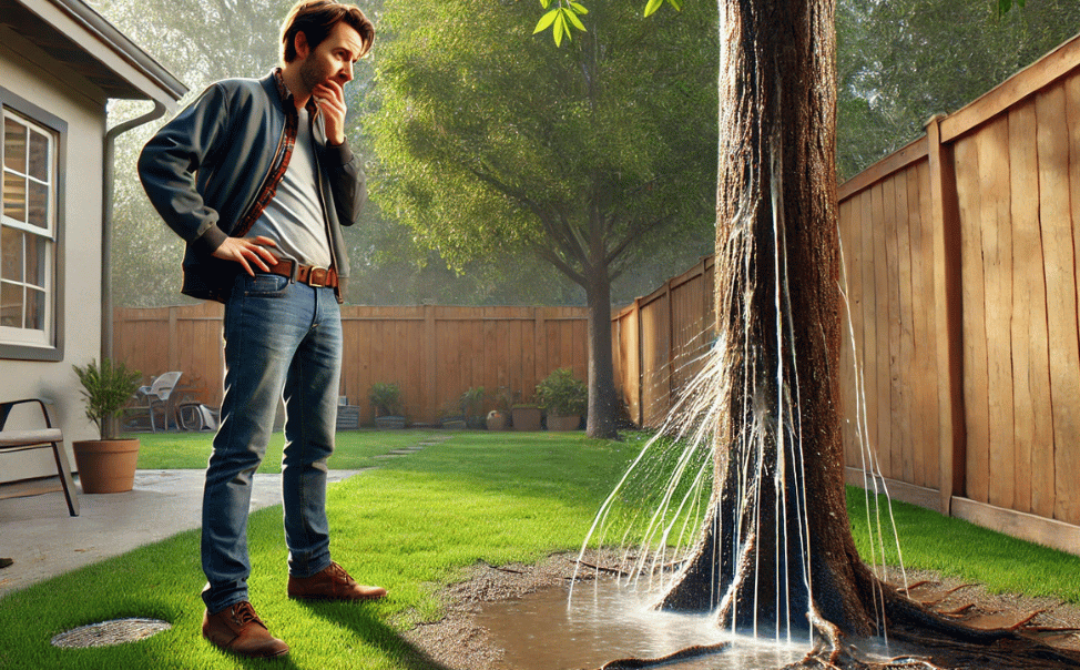 Tree Leaking Water Strobert Tree Services